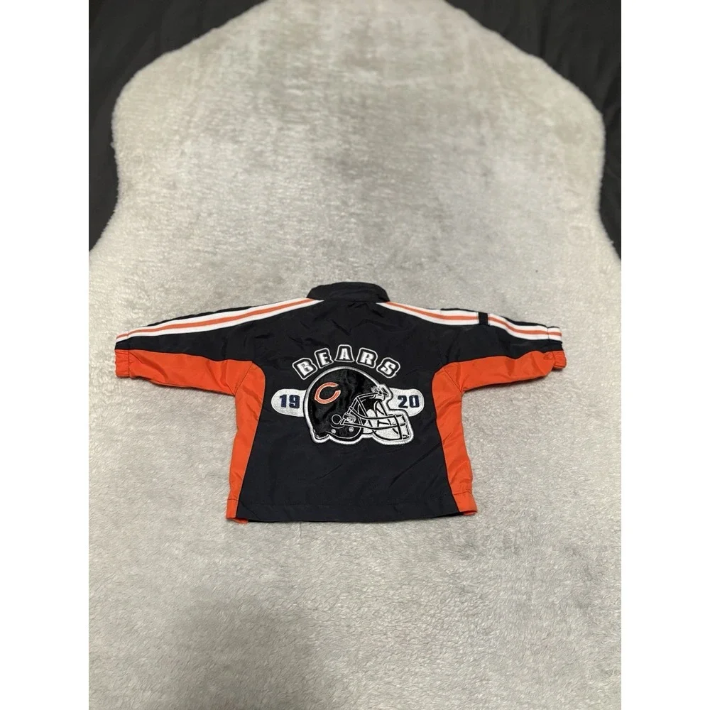 Vintage NFL Chicago Bears Toddler Windbreaker Jacket Size 3/6‎ Months